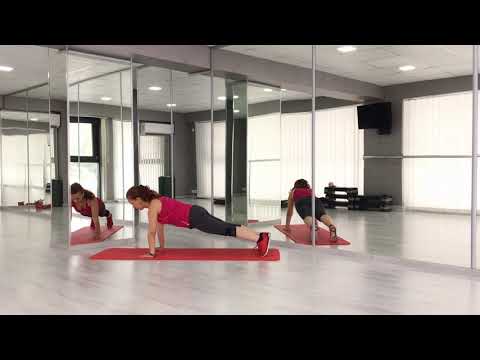 პლანკა ხელებზე// პრესის ვარჯიში