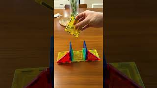 Magnet Tile Hologram Projector ✨#kidsactivities #hologram #familytime #magnettiles #toys