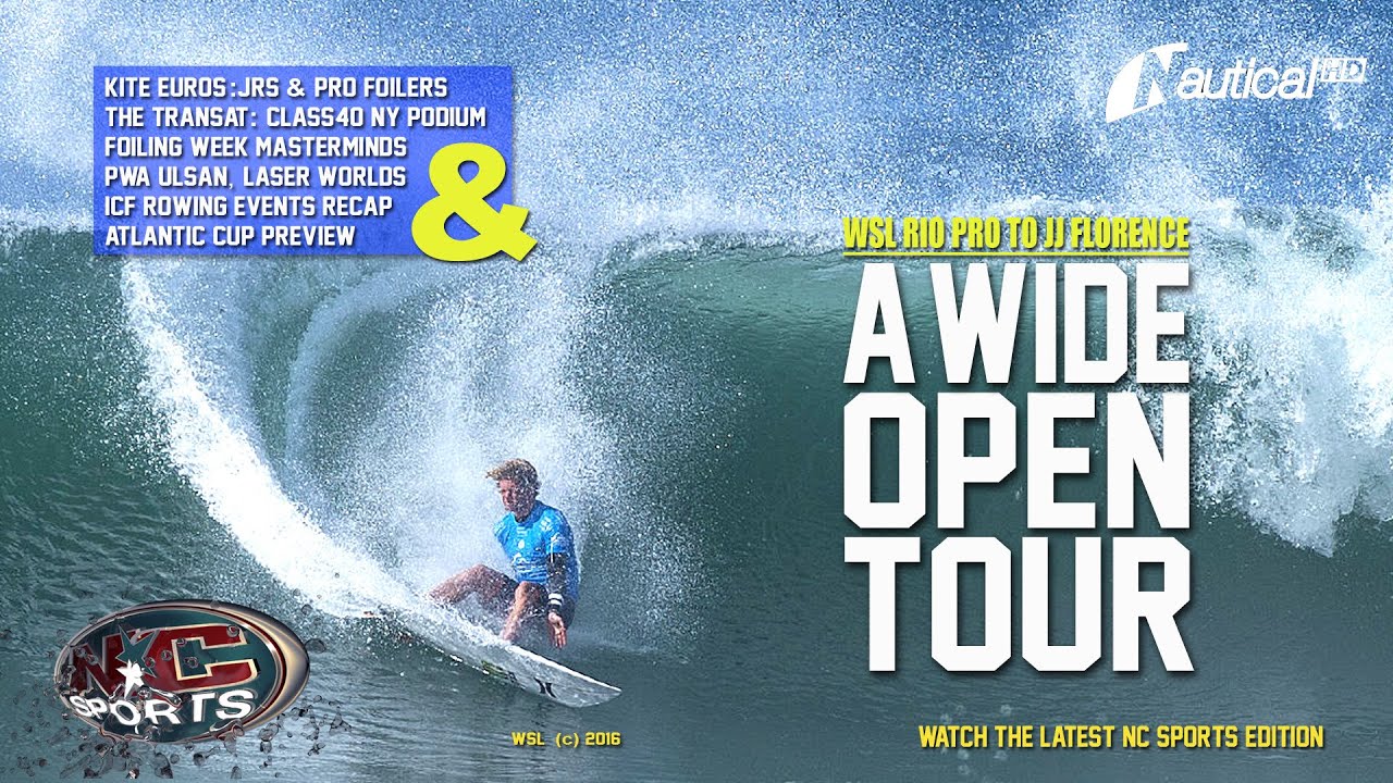 NC Sports  27 May| JJ Florence Wins Rio Pro, Laser Worlds, Foiling Week Masterminds