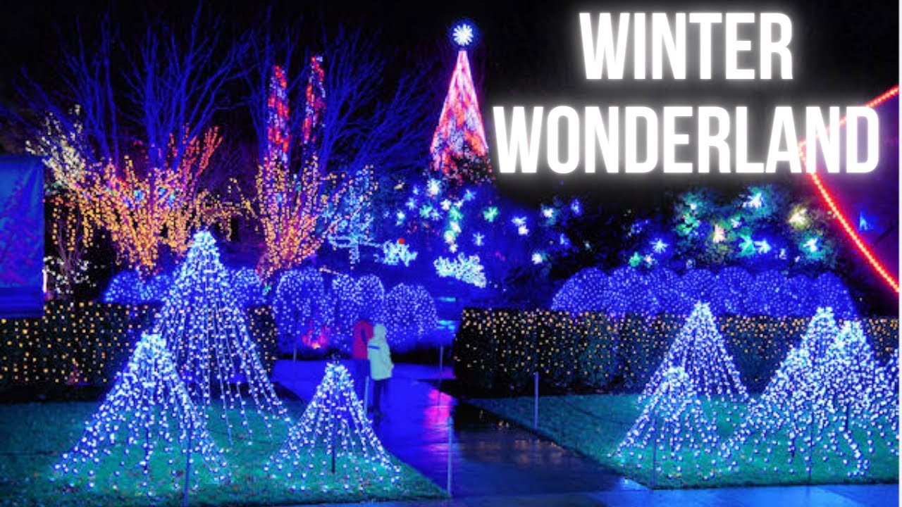 Winter Wonderland Christmas Lights Pawtucket Slater Park YouTube