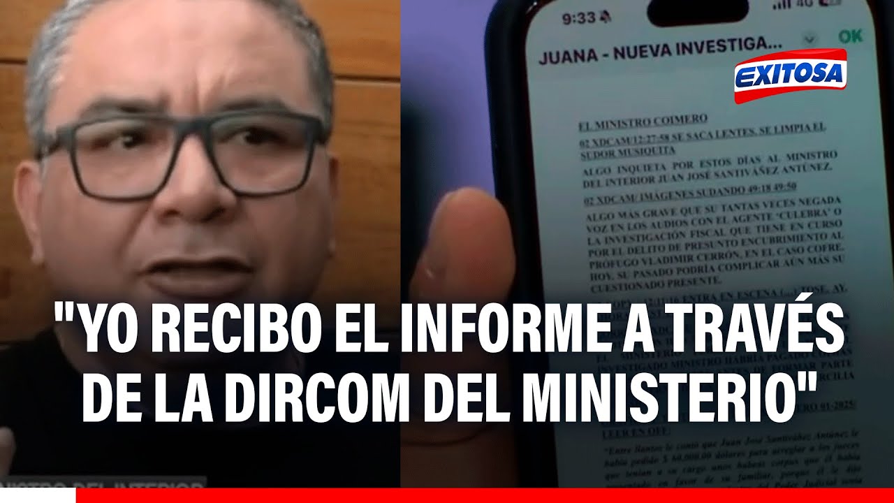 🔴🔵Santiváñez admite que obtuvo reportaje de Cuarto Poder antes de su ...