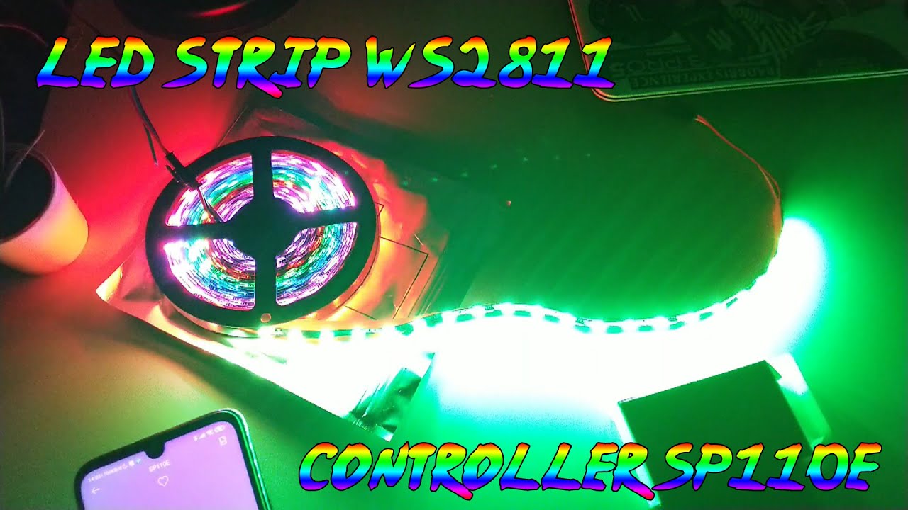 Review Singkat LED STRIP WS2811 dengan Controller SP110E!