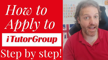 How to Apply to iTutorgroup!  Step-by-Step!