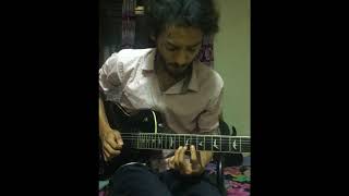 Video thumbnail of "James Bheegi Bheegi guitar solo cover"