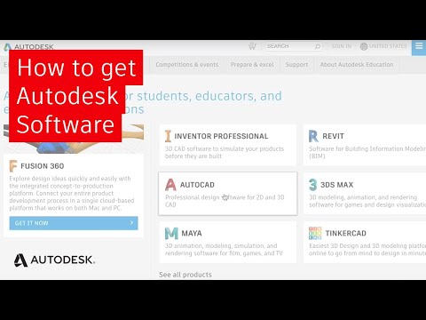 How to Get Software Through Your Autodesk Educational Account