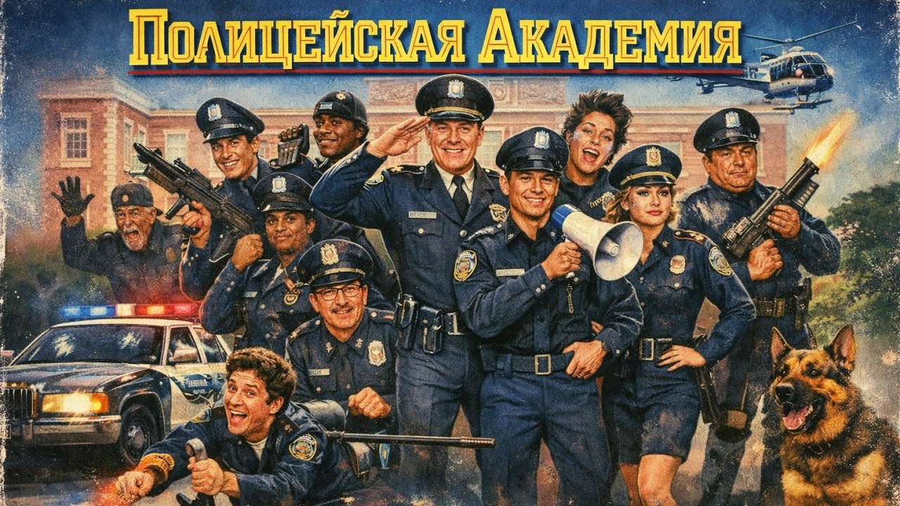 Полицейская аккадемия на 📼 vhs. Обзор видеокассет. 
