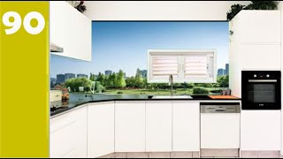 Kitchen glass covering 240110