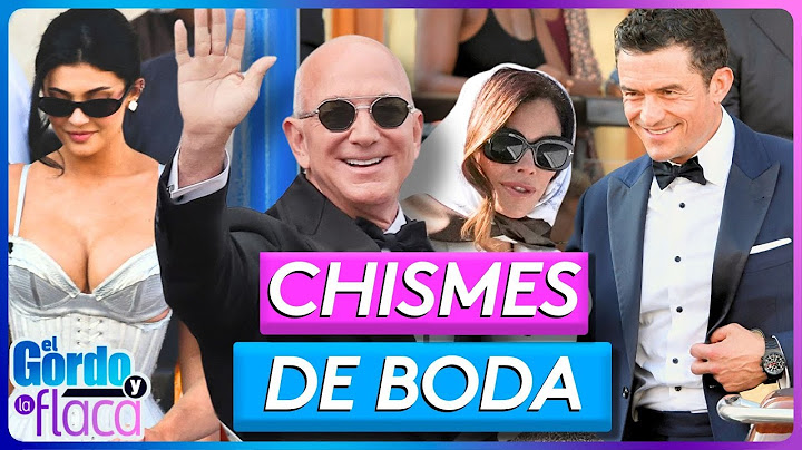 Orlando Bloom spotted with a mystery woman at Jeff Bezos’s wedding | El Gordo y La Flaca