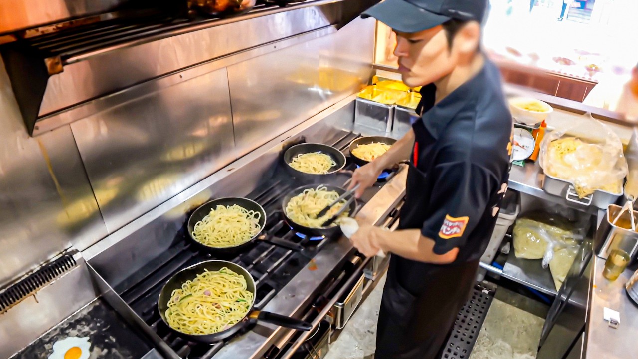 【大阪】ぶっ壊れ２キロ鬼盛りパスタ！５つの鍋を同時に操る職人の神技さばきがヤバい！