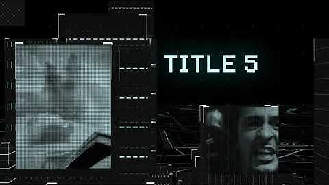 HIVE DARK DIGITAL CITY TITLES   Free After Effects Template   hive projects