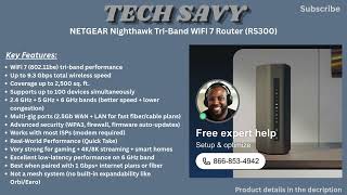 NETGEAR Nighthawk RS300 WiFi 7 Router Review – Best Tri-Band Gaming Router in 2026?