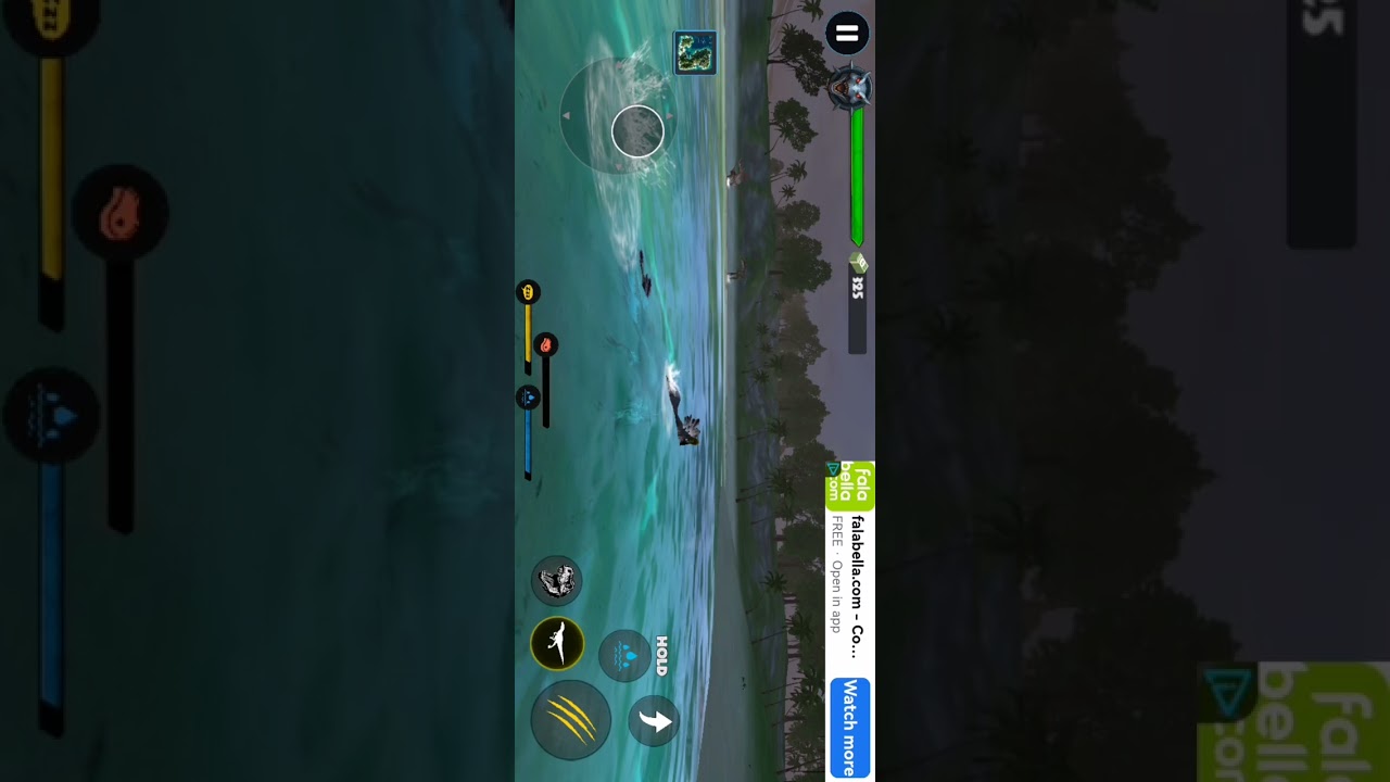 Jugando un juego de dinosaurios 