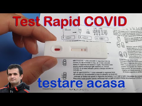 Test Rapid COVID-19 efectuat acasa.