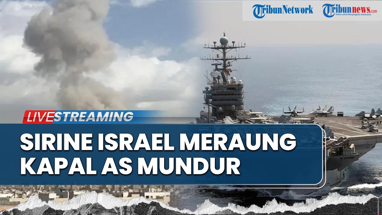 🔴Balasan Iran! Kapal Nuklir AS Mundur seusai 650 Tentara Dihujani Rudal, Sirine Israel Meraung-raung