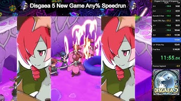 Disgaea 5 Story Mode (NG) Speedrun in Under 75 Minutes! (1:13:48)