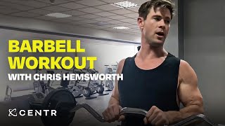 A free barbell workout with Chris Hemsworth