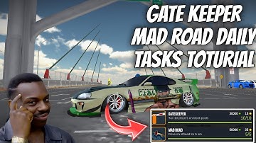 HOW TO COMPLETE GATEKEEPER AND MAD ROAD DAILY TASKS 😍#carparkingmultiplayer# #cpmguide#olzhassgames#