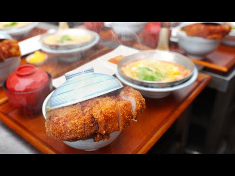 カツ丼 Katsudon - Japanese Street Food Pork Cutlet - とんかつ 大阪 活旬 大枡