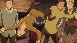 Mikasa carries Eren | Attack on Titan | Deleted scene