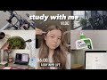 study with me || учёба, еда, отказ от сахара, английский язык 🇬🇧