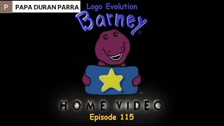 Logo Evolution Barney Home Video 1992-2005 Ep 115