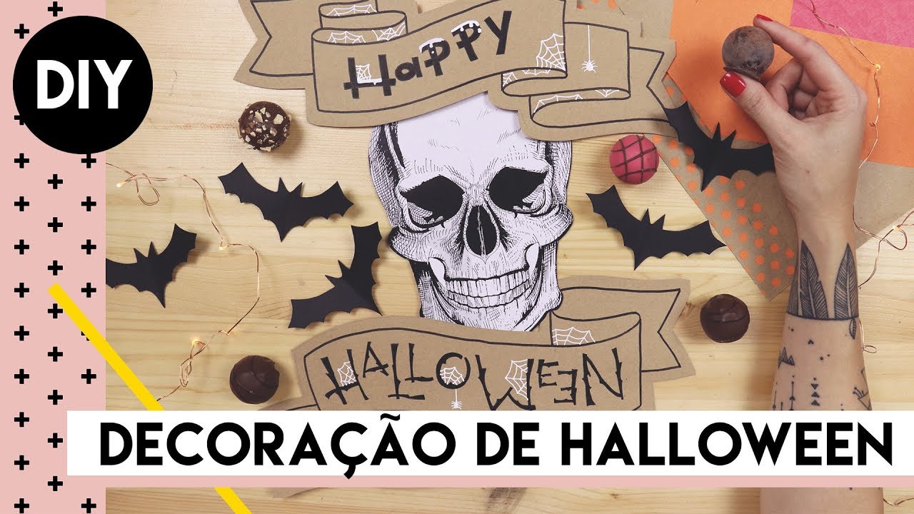 Decoração de Halloween com Hand Lettering | by Aline Albino diya tailors