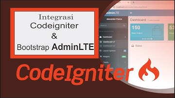 Cara menggunakan template bootstrap AdminLTE di codeigniter