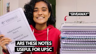 Are the Vision IAS notes worth for our UPSC preparation ? *Giveaway alert *🚨 screenshot 3