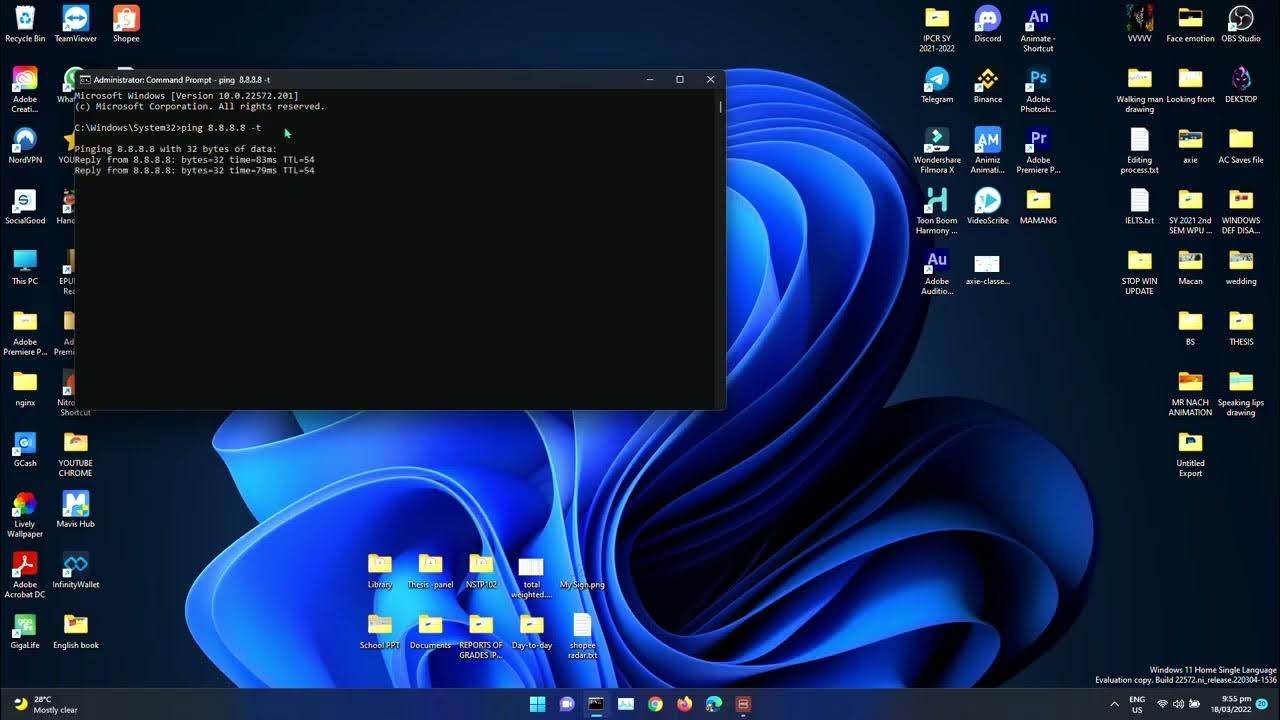 how-to-check-your-internet-connection-using-cmd-youtube