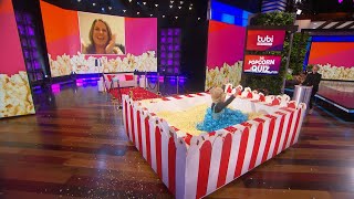 Jeannie Digs Through Popcorn to Win Big for a Fan