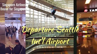 SEATTLE - HD Seattle International Airport Departure Video