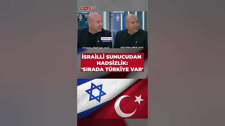 İsrailli sunucudan tehdit: Sırada Türkiye var #shorts #keşfet
