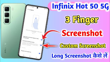 How to take screenshot in Infinix Hot 50 || Infinix Hot 50 me screenshot kaise le || Long Screenshot