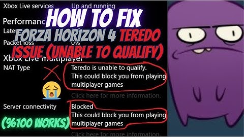 HOW TO FIX TEREDO PROBLEM IN FORZA HORIZON 4 (%100 WORKS)