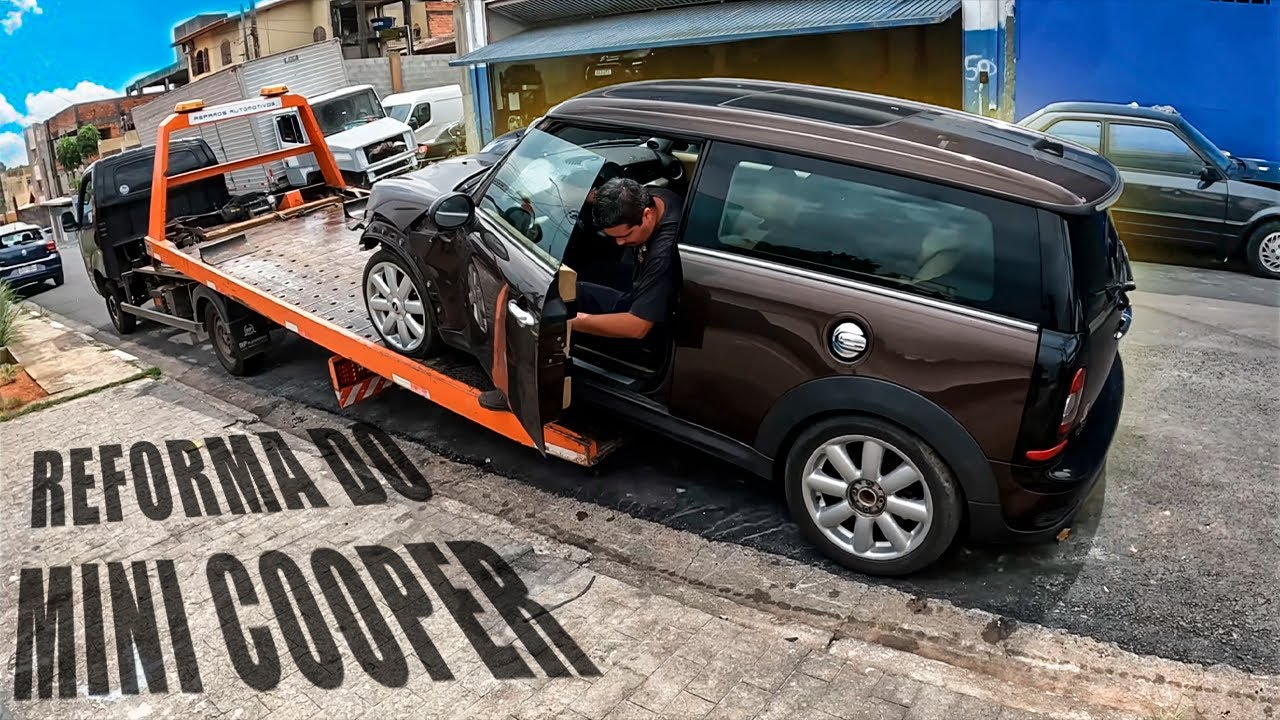 REFORMA do MINI COOPER que veio DO LEILÃO *brinquedo legal* Parte 2