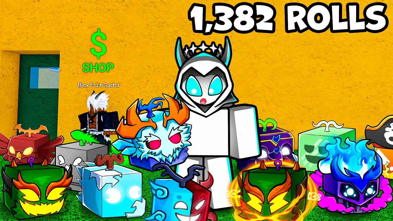 Переворачиваем 1382 фрукта за 24 часа... (Blox Fruits)