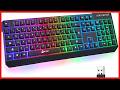 Experience Instant Wireless Freedom with the Rainbow Backlit Keyboard