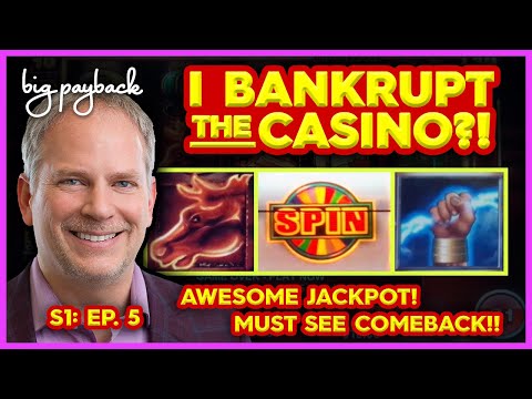 MUST SEE JACKPOT COMEBACK! I Bankrupt the Casino?! S1: Ep. 5 | Mandalay Bay