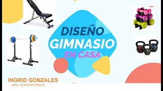 #gymencasa #diseñogym #gimnasio en casa, decorar un gimnasio en casa, ideas de diseño de home gym