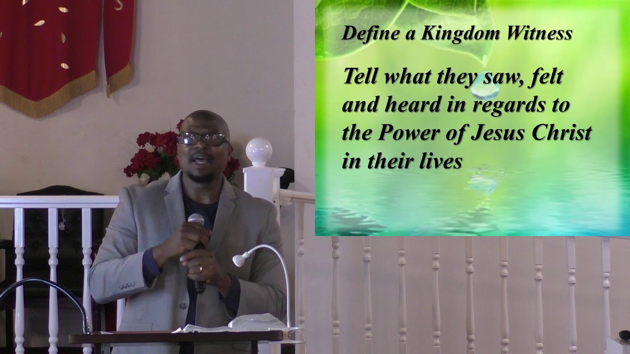 Pastor Kevin L. Webster - Bible Study - Spiritual Bootcamp (Week 7 ...