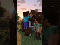 Heartwarming Minecraft Steve Moment 🥹 He Fixed The Villager’s Broken Home #MinecraftStyle #Steve
