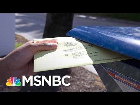 Experts Warn Too Late To Trust Your Ballot To Mail; Drop Off Or Vote In Person | Rachel Maddow