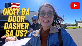 First time namin mag Door Dash, okay ba income nya? USRN | EB3 Immigrant Visa | Pinoy in Amerika