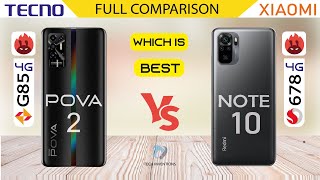 Tecno POVA 2 VS Redmi Note 10 Full Comparison Which is Best To Buy in 2021