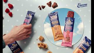Elovena Iso Kaurapatukka - Toffee Ja Vadelma-Suklaa