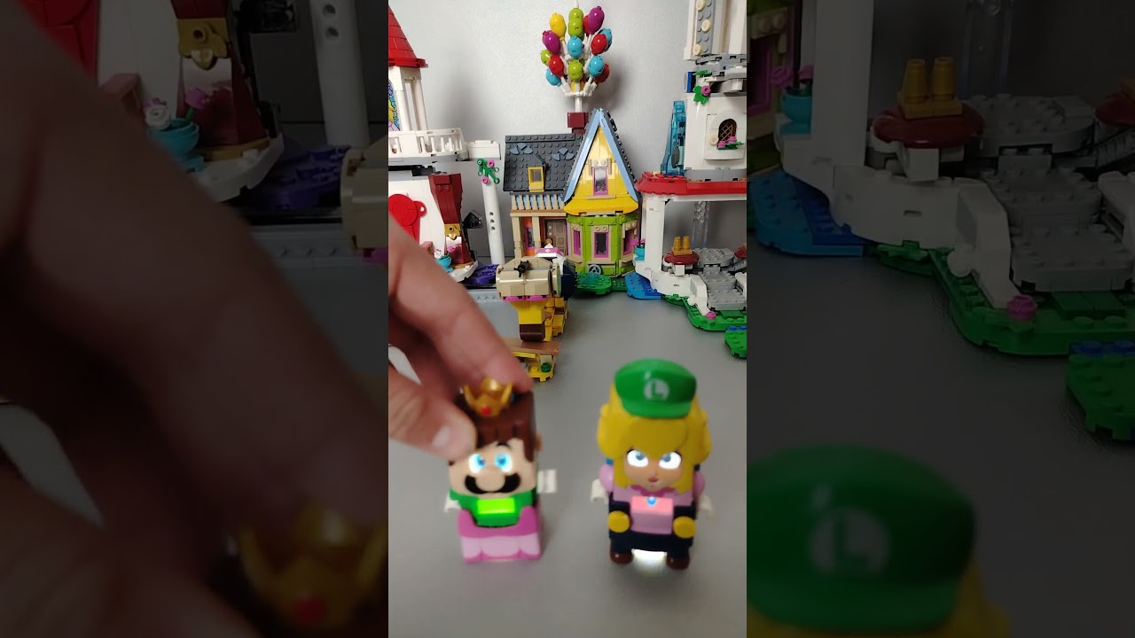 what's going on luigi and peach exchange suit 