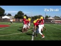 Palma going through its punt drills at Thursday's practice