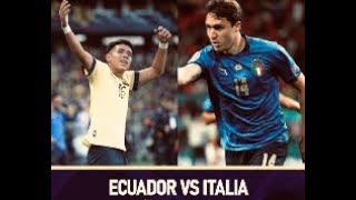 ECUADOR VS ITALIA, PARTIDOS HISTÓRICOS.