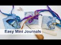 Cute Mini Concertina Journals  #artjournal #junkjournal