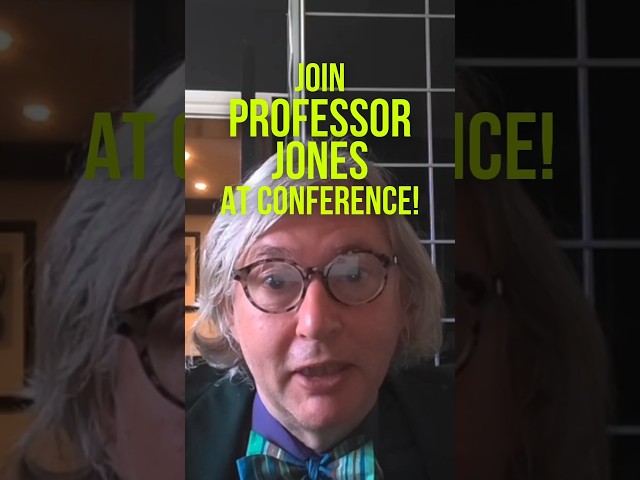 SPUC's National Conference is taking place soon, and Professor Jones is going to be joining us!